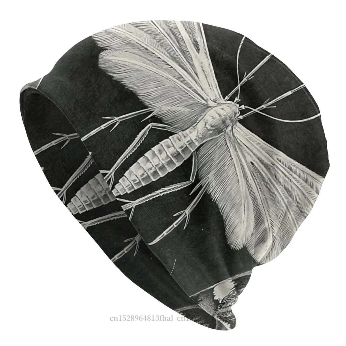Bonnet Hats Art Men Women's Thin Hat Fungus Moths Ernst Haeckel Autumn Spring Warm Cap Design Skullies Beanies Caps