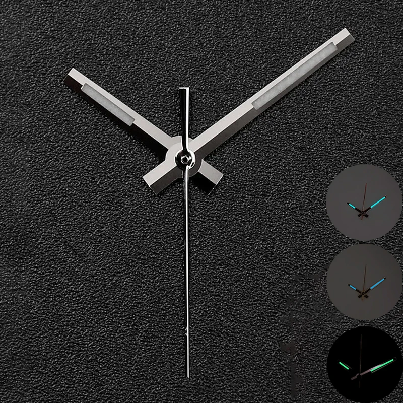 NH35 Hands Rose Gold Silver Gold Watch Hand Ice Blue/Blue/Green Luminous For NH35/NH36/4R/7S Movement Watch Pointer