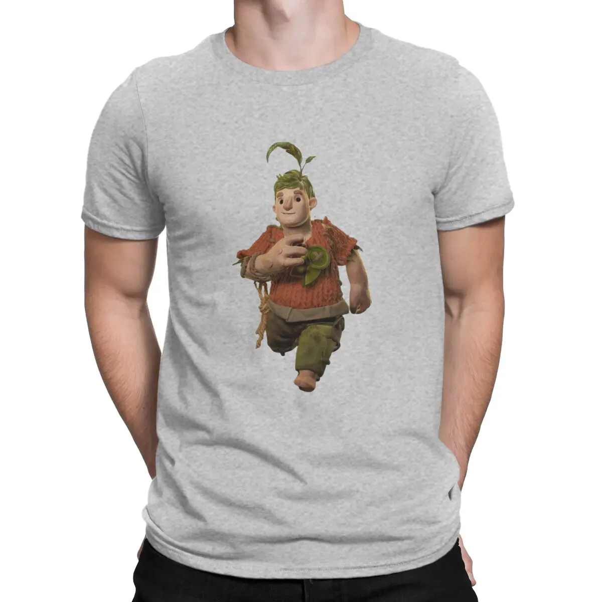 thumbnail image 1 of Camisetas para correr para hombre, camisetas de algodón puro "It Takes Two", camisetas vintage de manga corta con cuello redondo, camisetas estampadas, 1 of 7