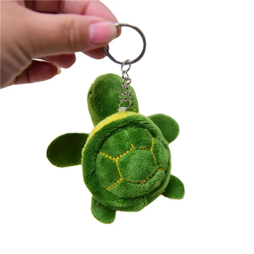 Children Toy Gifts Sea Turtle Bag Pendant PP Cotton Plush Key Chain Korean Style Key Buckle Tortoise Pendant Women Key Holder