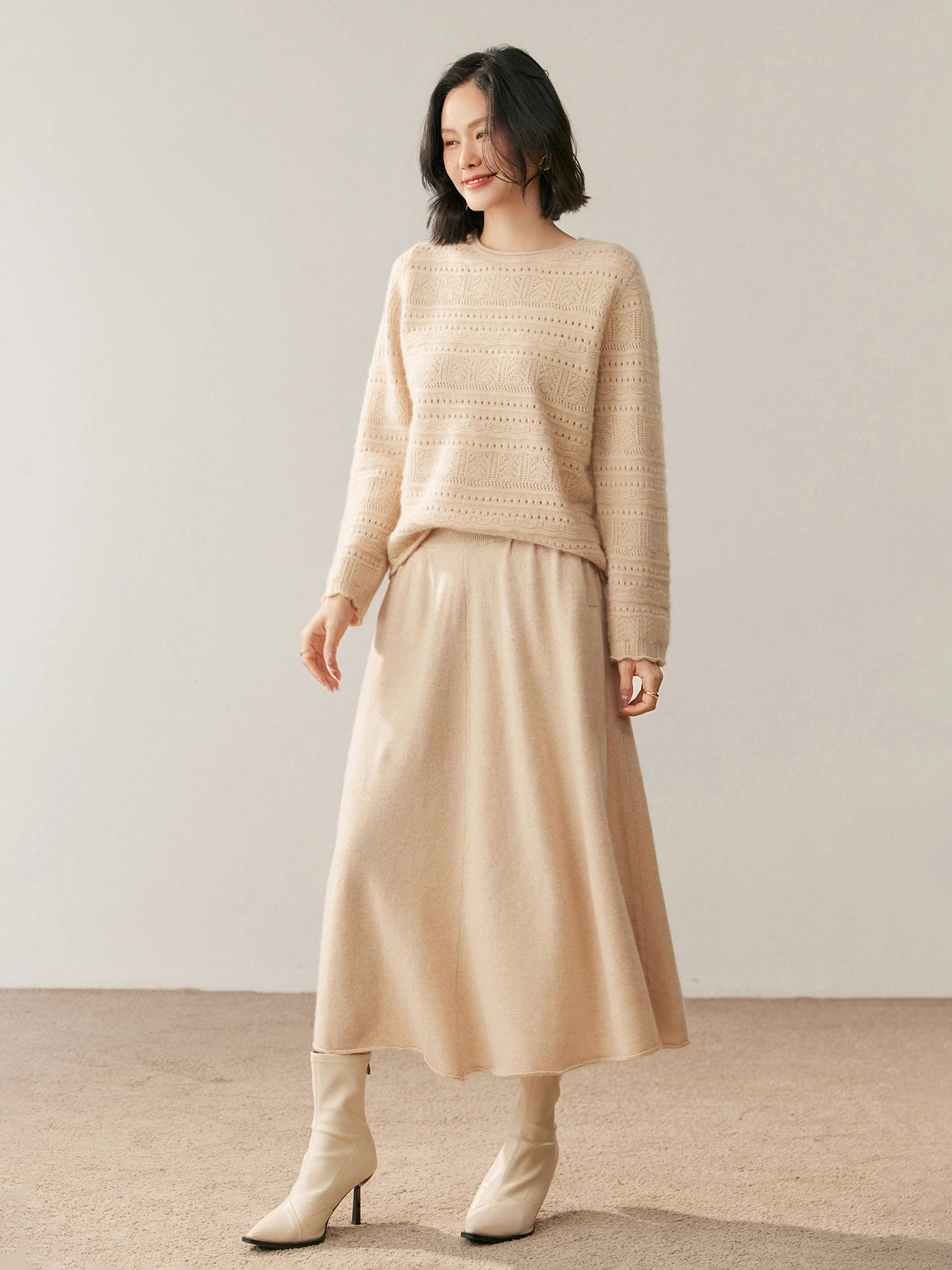 Cashmere Skirt Styling 7