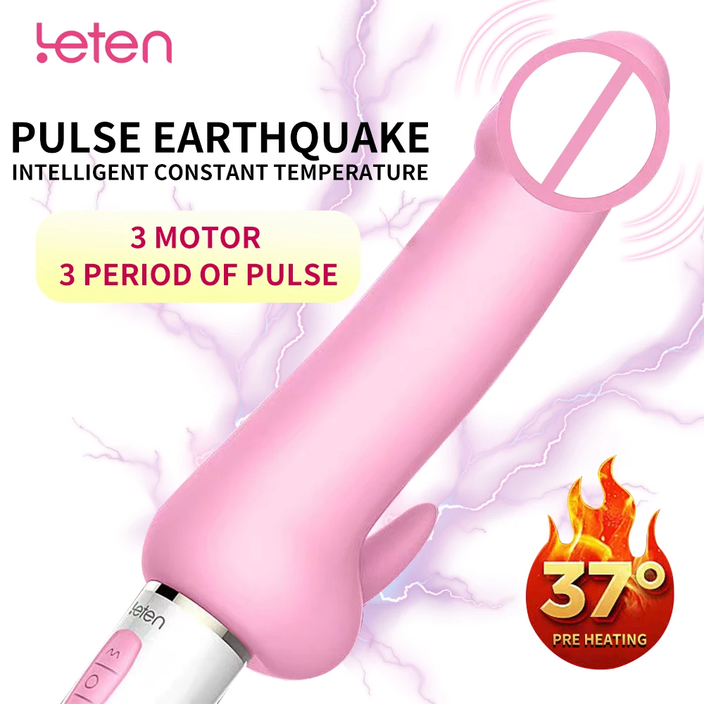 Leten Smart Heizdildo Mit Klitorisstimulation Und Vibrator_voghion.com