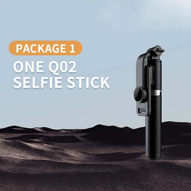 Retractable Selfie Stick Professional Ground Tripod with Wireless Remote Control360°Rotating Stable Anti-Shake Design