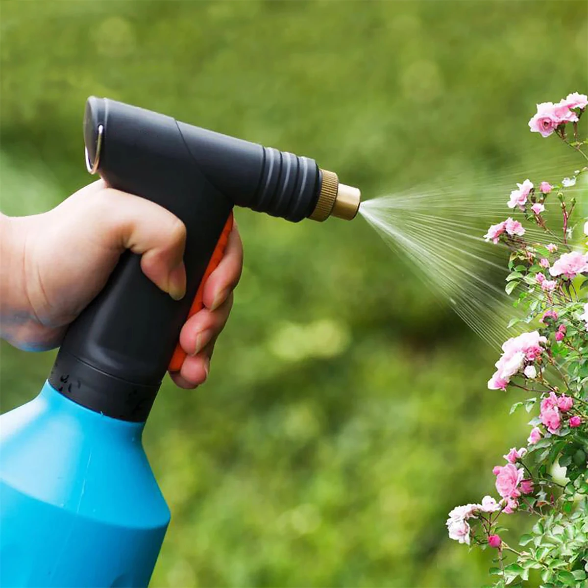 680 ml Einstellbare Kupfer Düse Sprayer Flasche Hand Druck Pneumatische Spray Wasserkocher Garten Bewässerung Desinfektion Zerstäuber 1 Stück – Detail 2