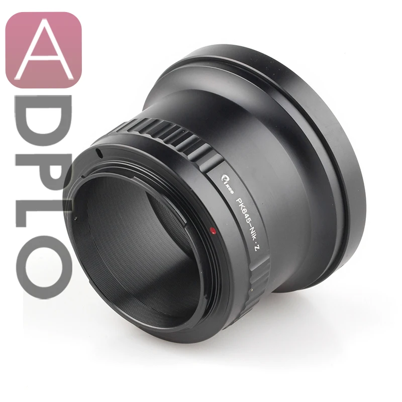 Pixco Pk-645-Z6, Anello Adattatore Per Montaggio Obiettivo Z7 Per Obiettivo Pentax 645 Adatto Per Fotocamera Nikon Z Mount Per Nikon Z6, Z7