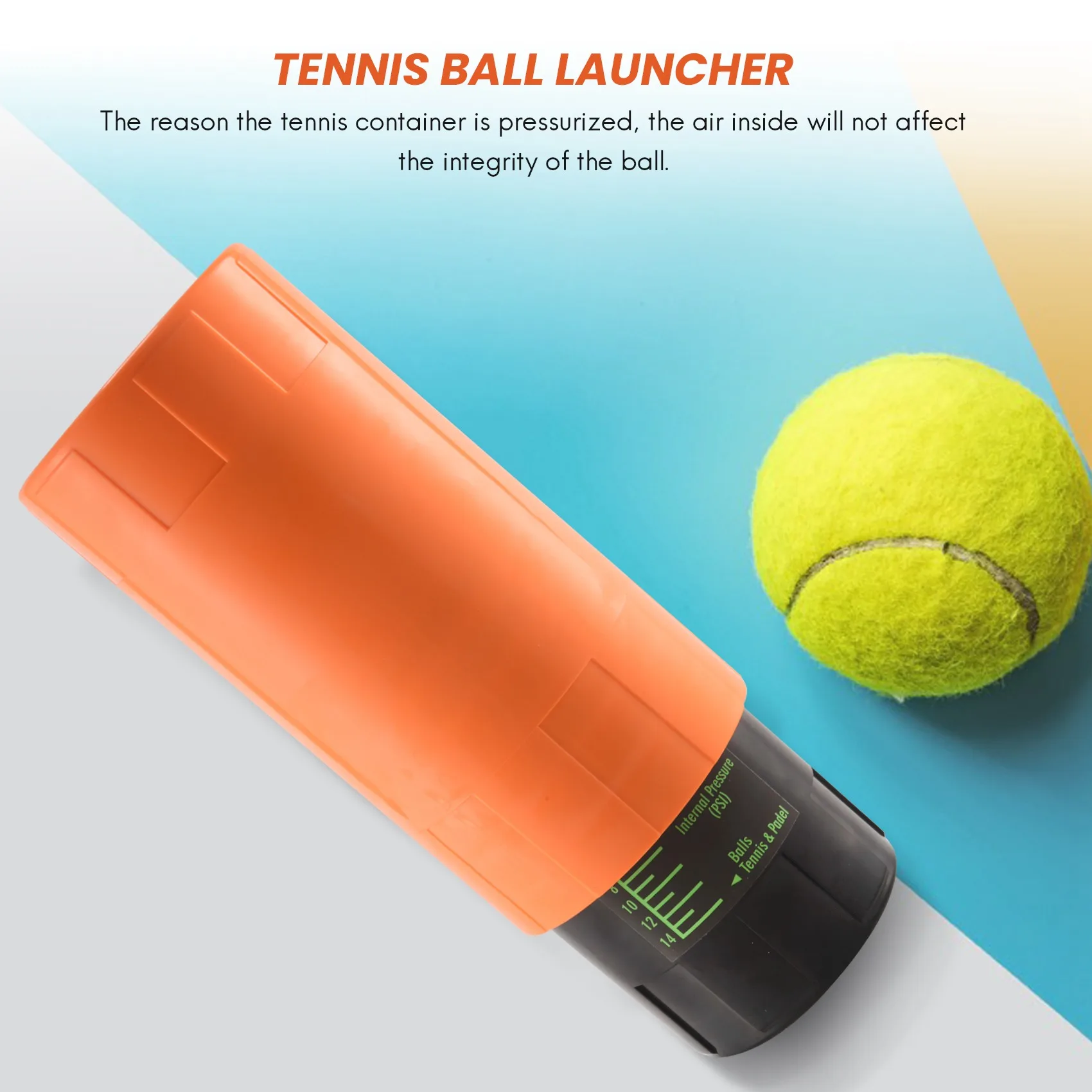 Tenis bál saver - skladovat tenis koule čerstvý a bouncing nový oranžová