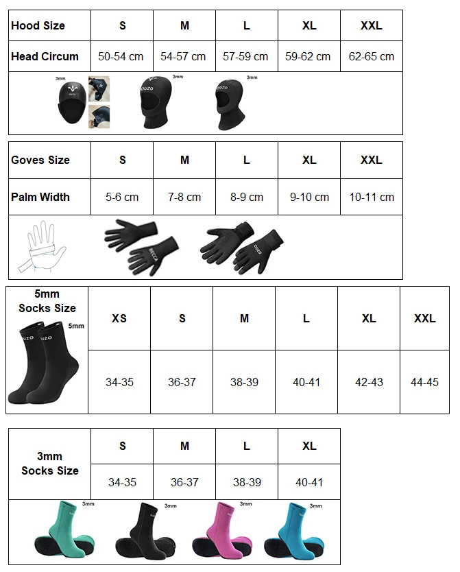 Neoprene Socks Diving Scuba Socks Wetsuit Fin Booties for Men Women Kids, 3MM 5MM Surfing Booties Beach Sock Thermal Flexible 6