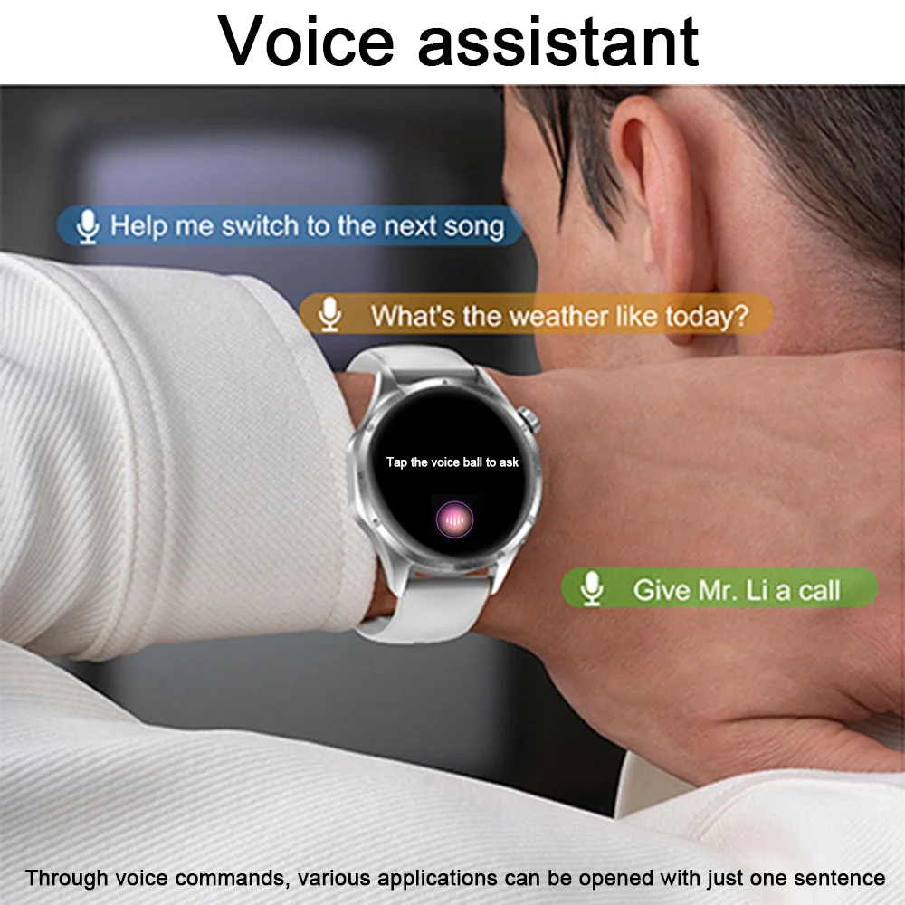 For HUAWEI GT4 PRO Smartwatch Men Outdoor Sports Wireless Charging HD call 1.52 inch Health Tracking Waterproof Smartwatch 2025 4