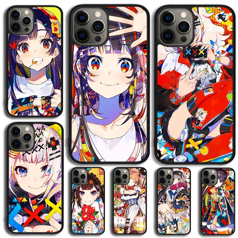 Милый мультяшный чехол для телефона mika pikazo iPhone 14 SE 2020 XR XS 11 12 13 Mini Pro MAX 7 8 Plus Galaxy S22 S21