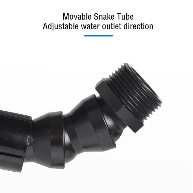 1/2" 3/4'' 1" Adjustable Direction Vortex Water Flow Accelerator Aquarium Rotating Water Outlet Nozzle for Fish Tank Filter Pump 4