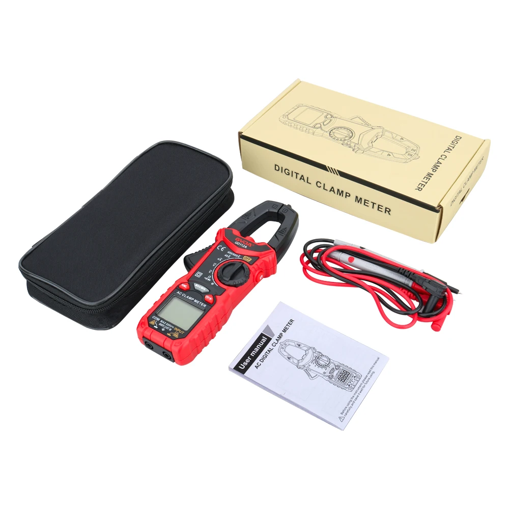 Digital Clamp Meter AC DC Current NCV Multimeter Pinza Amperimetrica True RMS Capacitance Ohm Hz Temperature Voltage Tester digital multimeter multimeter tester voltage meter tester