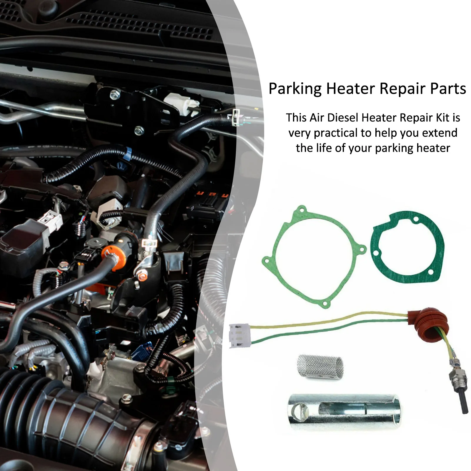 Parking Heater Repair Kit 12V Parking Heater Repair Parts Portable Vehicle  Tool Car Accessories Spare Parts