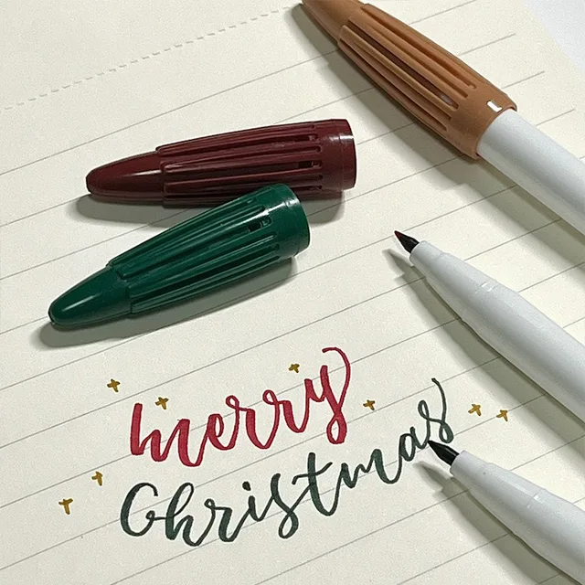 6 Pcs/Set Colors Gel Pen 0.4mm Highlighters Marker Pens Office School Stationery Student Writting Supplies 2