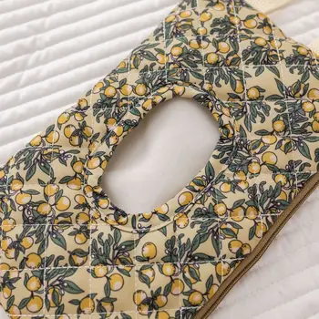 Dispenser per Salviette per Bambini con Design Floreale, Portatile e Carino, con Manico, Riutilizzabile, Custodia Appendibile per Salviette Umidificate, per Borsa da Viaggio della Mamma