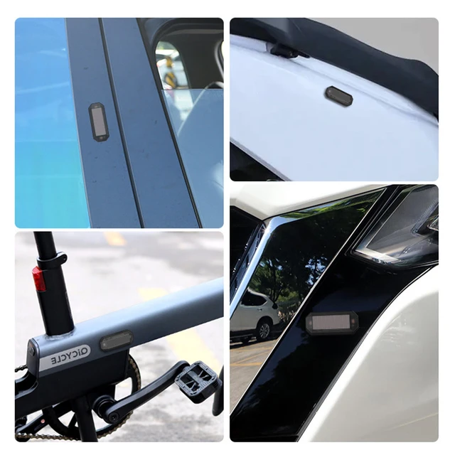Luz Solar Antirrobo Para Coche - LED Intermitente Que Simula Alarma
