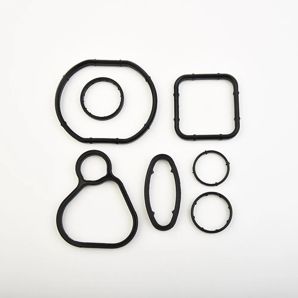 Car Engine Oil Cooler Gaskets For Aveo Aveo5 Cruze Sonic Pontiac Engine Cooling System Gasket Seals 55354071 55571687 15PCS oil cooler gasket