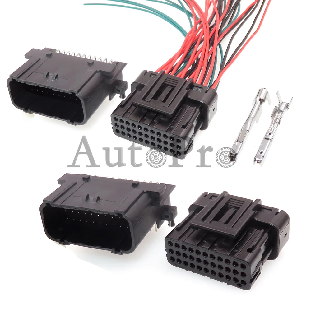 1 Set 33 Hole 61884871 61897106 Automobile Ecu Connectors Auto Low