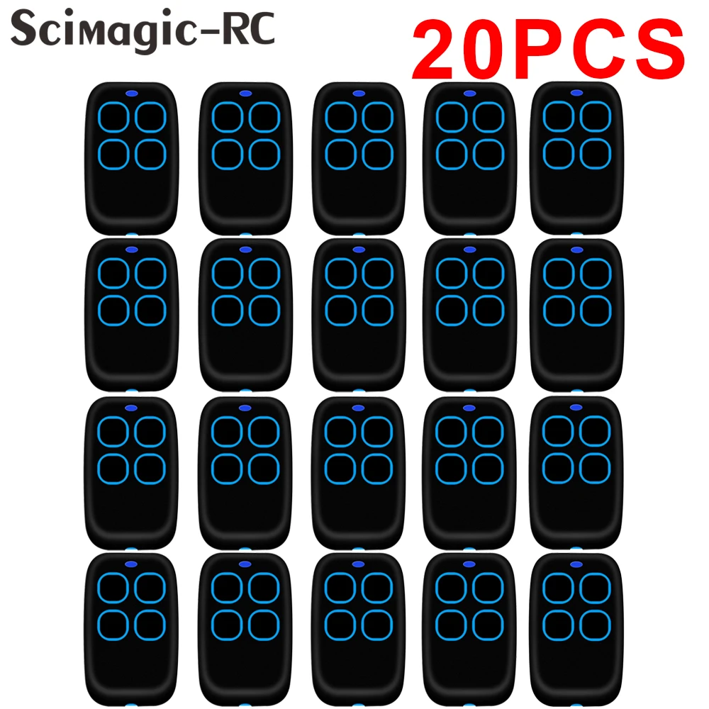 

20PCS Multi Brand Garage Door Remote Control Multi Frequency 280-868MHz Handheld Transmitter for Gate