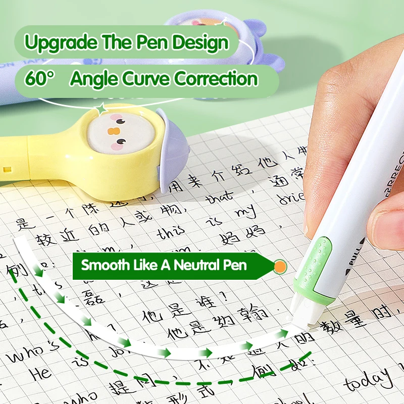 Removable Core Pen Correction Strap Portable Student Creative Correction Strap correction strap correction supplies 1PC
