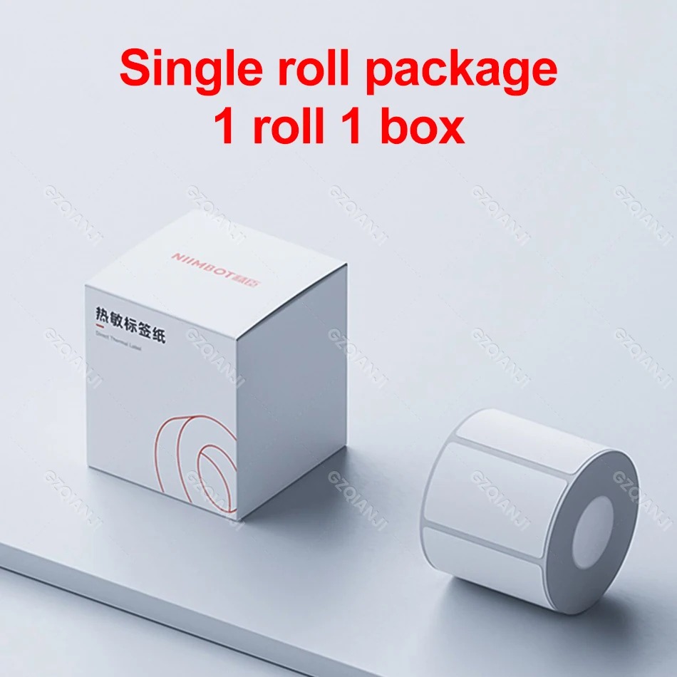 Multiple Size NIIMBOT Thermal Label Sticker Paper Pure White Cable Rolls Tape for K3/K3W 80mm 30inch Desktop Printer