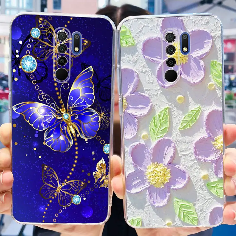 Charming Painted Soft Silicone TPU Phone Case - Vibrant Design