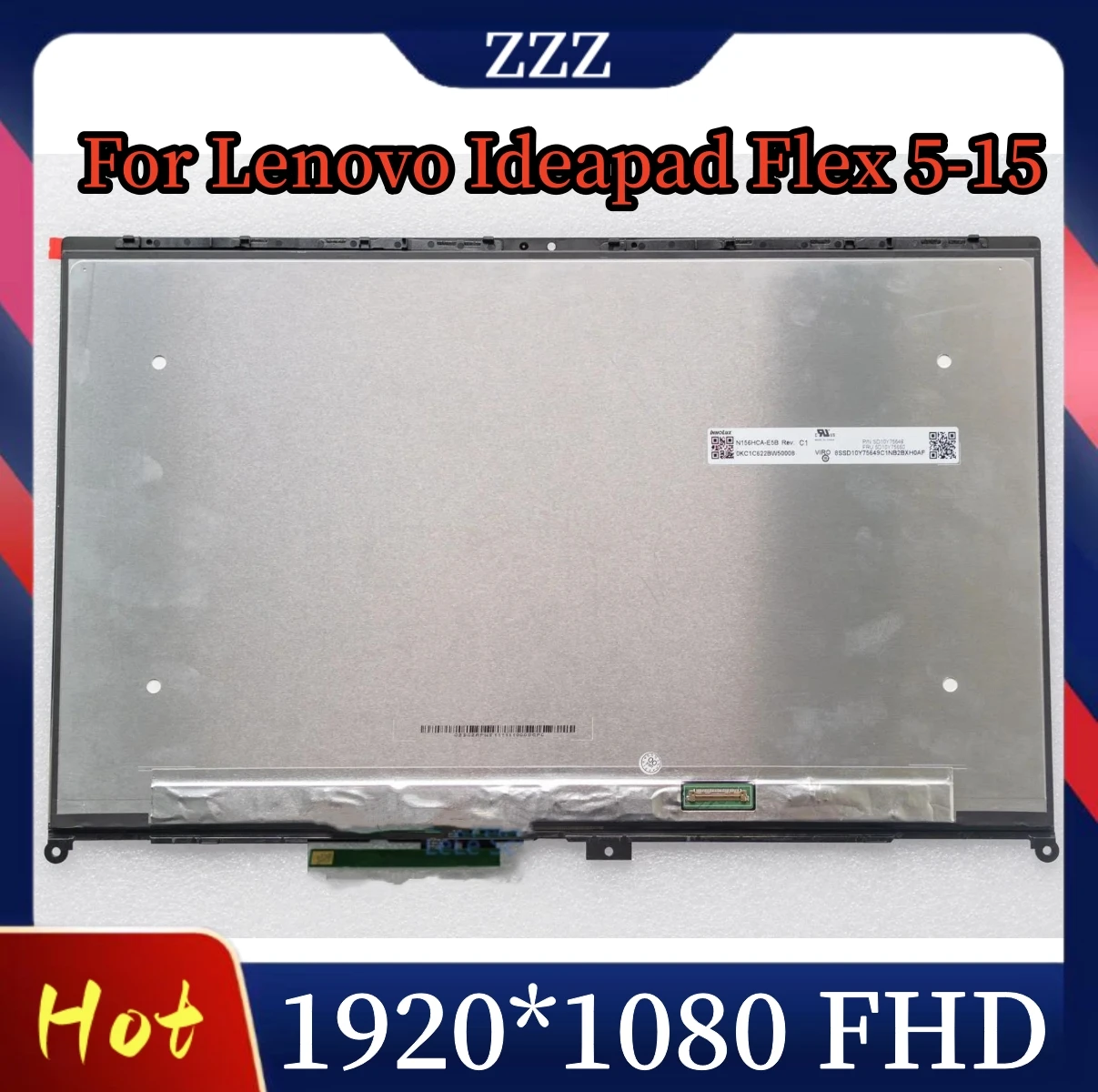 Per Lenovo Ideapad Flex 5-15Iil05 5-15Alc05 5-15Itl05 5-15Iil Lcd Touch Screen Display Assembly Muslimate