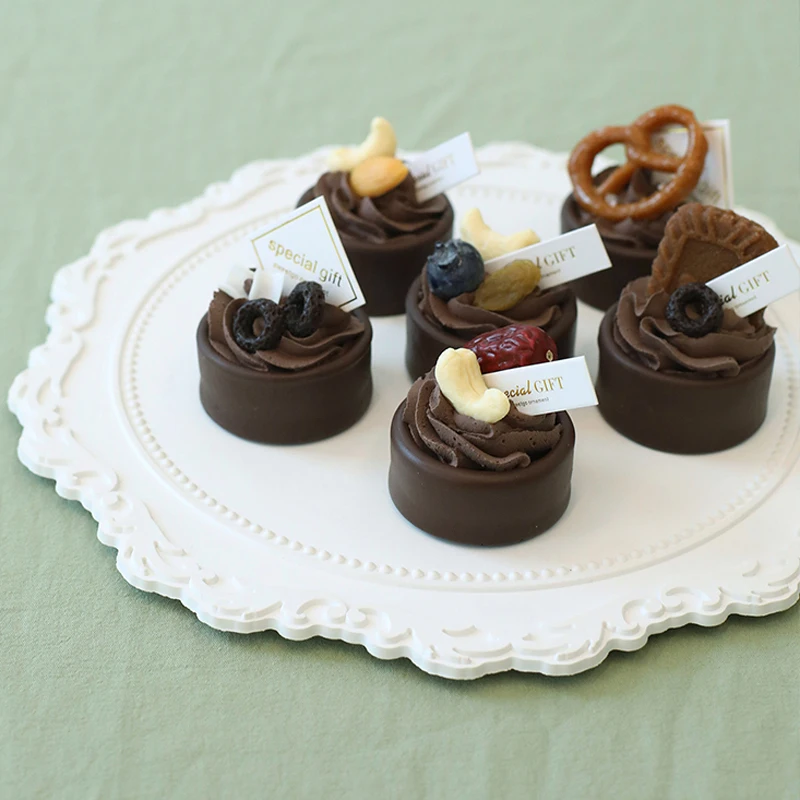 Tanio Symulacja czekolada tarta nakrętka herbatniki mały deser ciasto sztuczna sklep