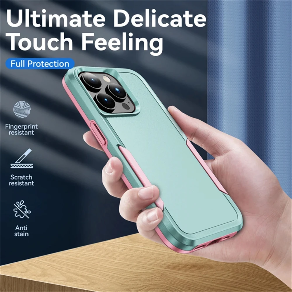 Shockproof Phone Case For Iphone Pro Max Plus Rugged Protection_voghion.com