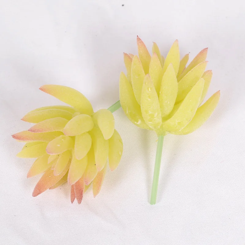 Artificial Succulent Green Plant Decor - Indoor Office & Garden Ornament