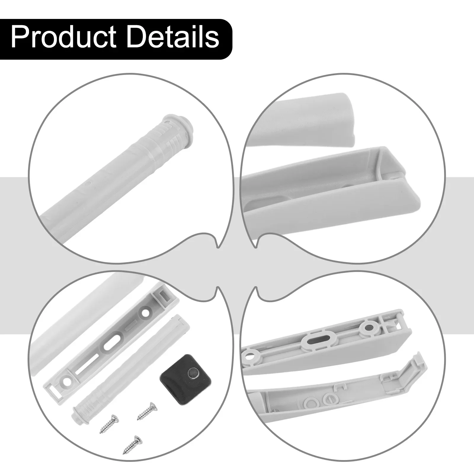 Drawer Door Cabinet Push To Open Door Catch Magnetic Tip Latch Touch Release Open Cabinet Handle Soft Closer 1pcs