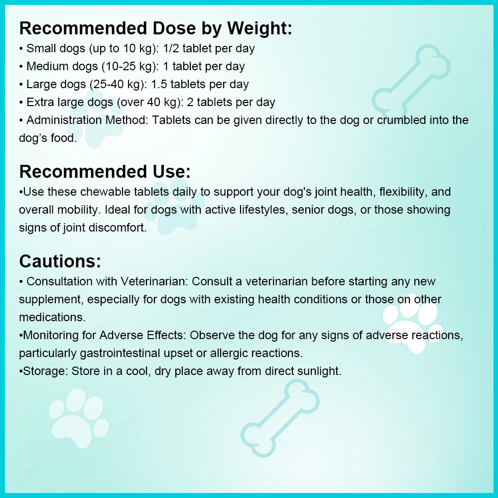 Joint and Muscle Chew for Dogs Natural Supplement for Mobility and Joint Health