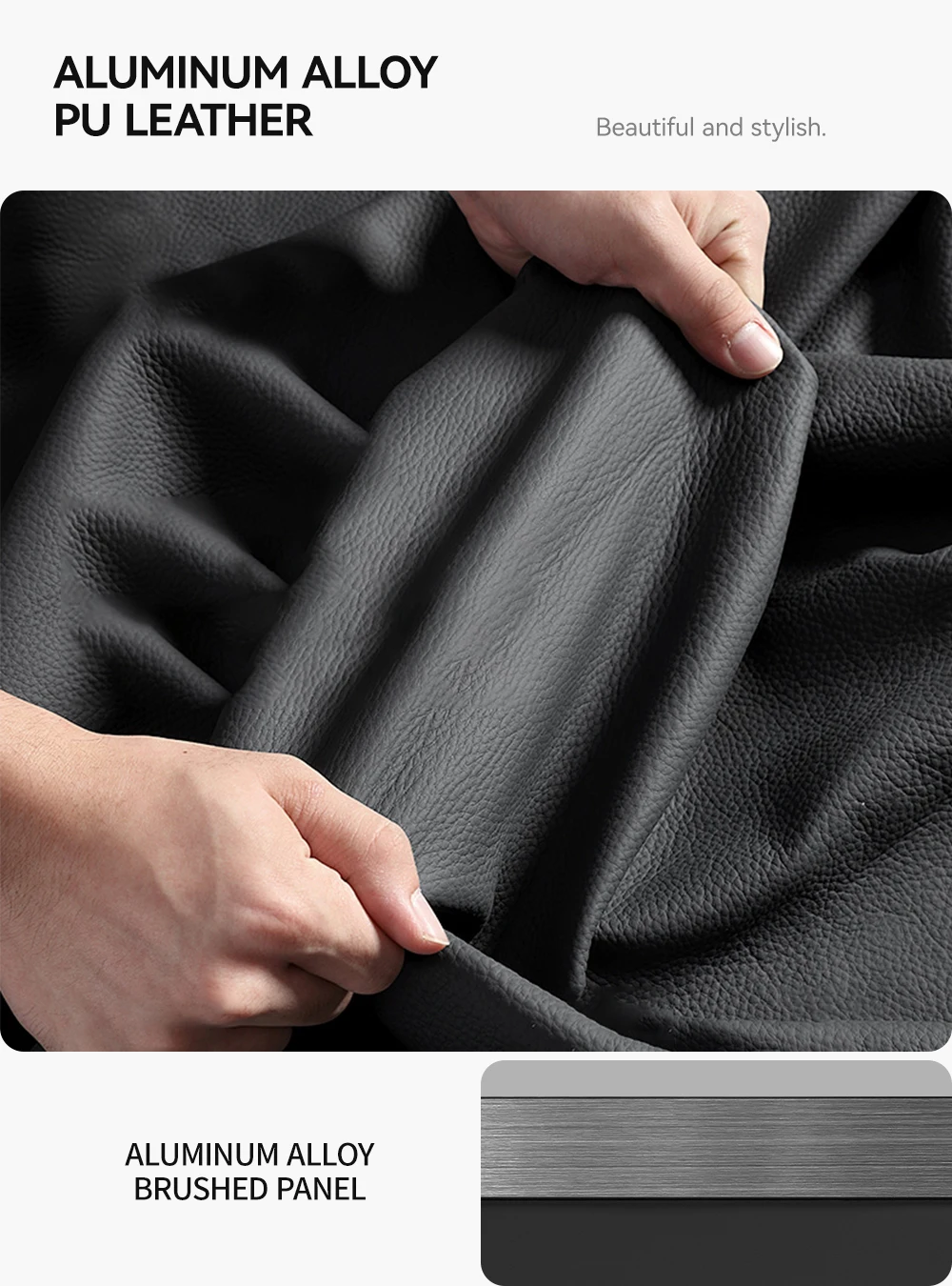 YZ For Tesla Model 3 Y Juniper Car Garbage Bag Waterproof Magnetic Adsorption Trash Can Back Seat Hanging PU Leather Storage Box
