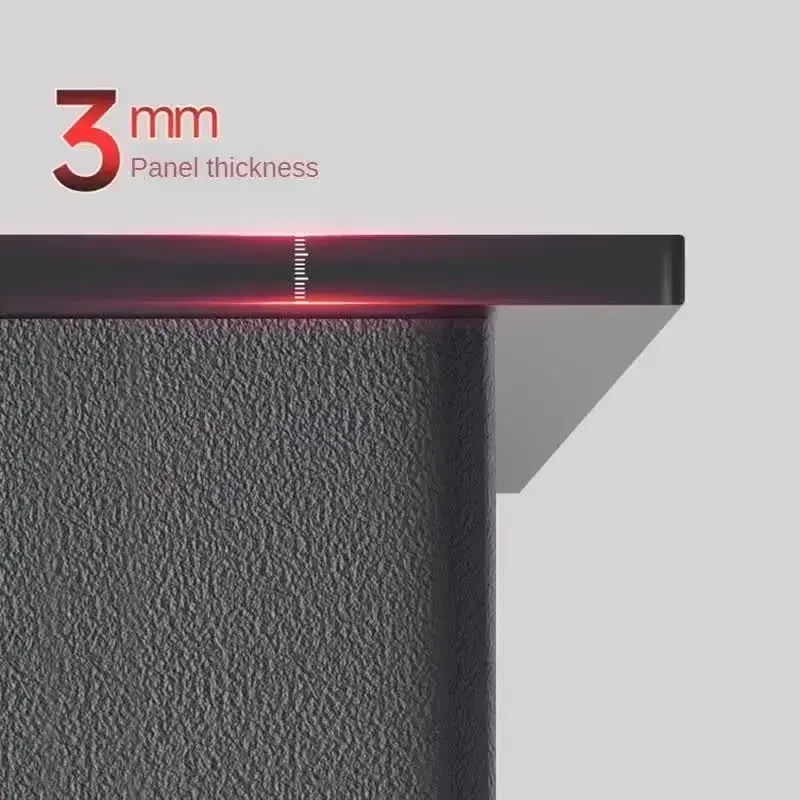 German Nano Sinks for Apartments Household Kitchen Sink for Rental Houses Black Metal Three-hole Drain Kitchen Sink Light Luxury
