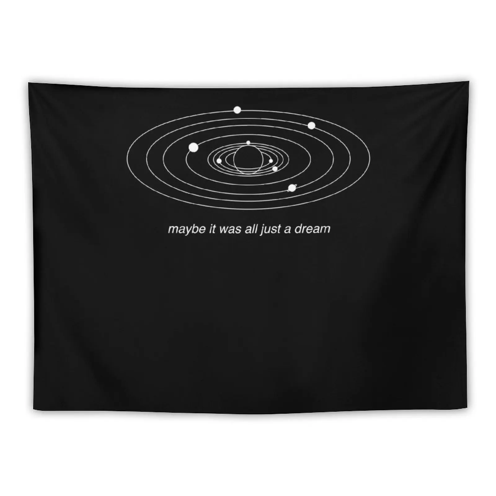 

All Just A Dream - 90s Aesthetic Vaporwave Tapestry Tapestry Wall Hanging Cute Room Decor Carpet Wall