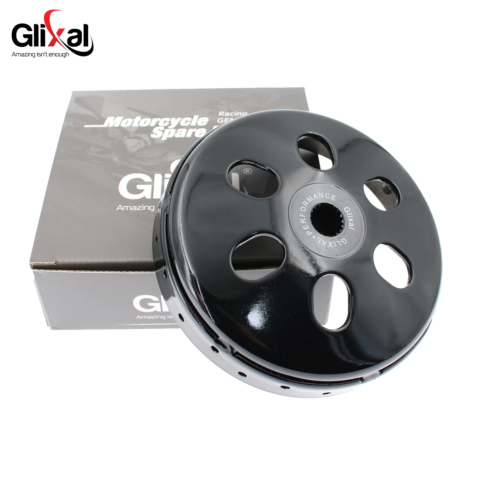 Glixal GY6 125cc 150cc высокая производительность гоночный барабан сцепления для 152QMI 157QMJ двигатель Скутер мопед ATV картинг, черный цвет