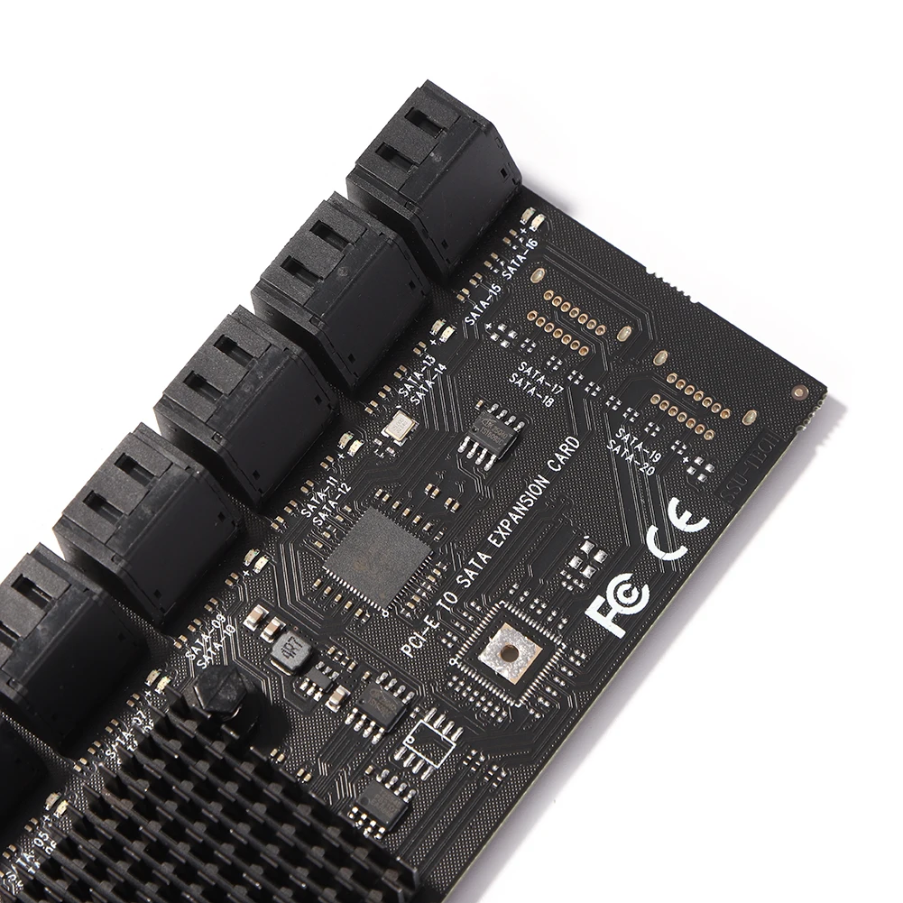 SA3112J PCIE , 16 Ʈ PCI-Express X1 to SATA 3.0 Ʈѷ Ȯ ī, Chia ̴ ̴׿ ߰ ī, 6Gbps