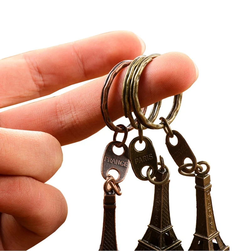 Fashion Paris Eiffel Tower Shape Keychain Novelty Gadget Trinket Souvenir Christmas Gift Keychain Drop Shipping