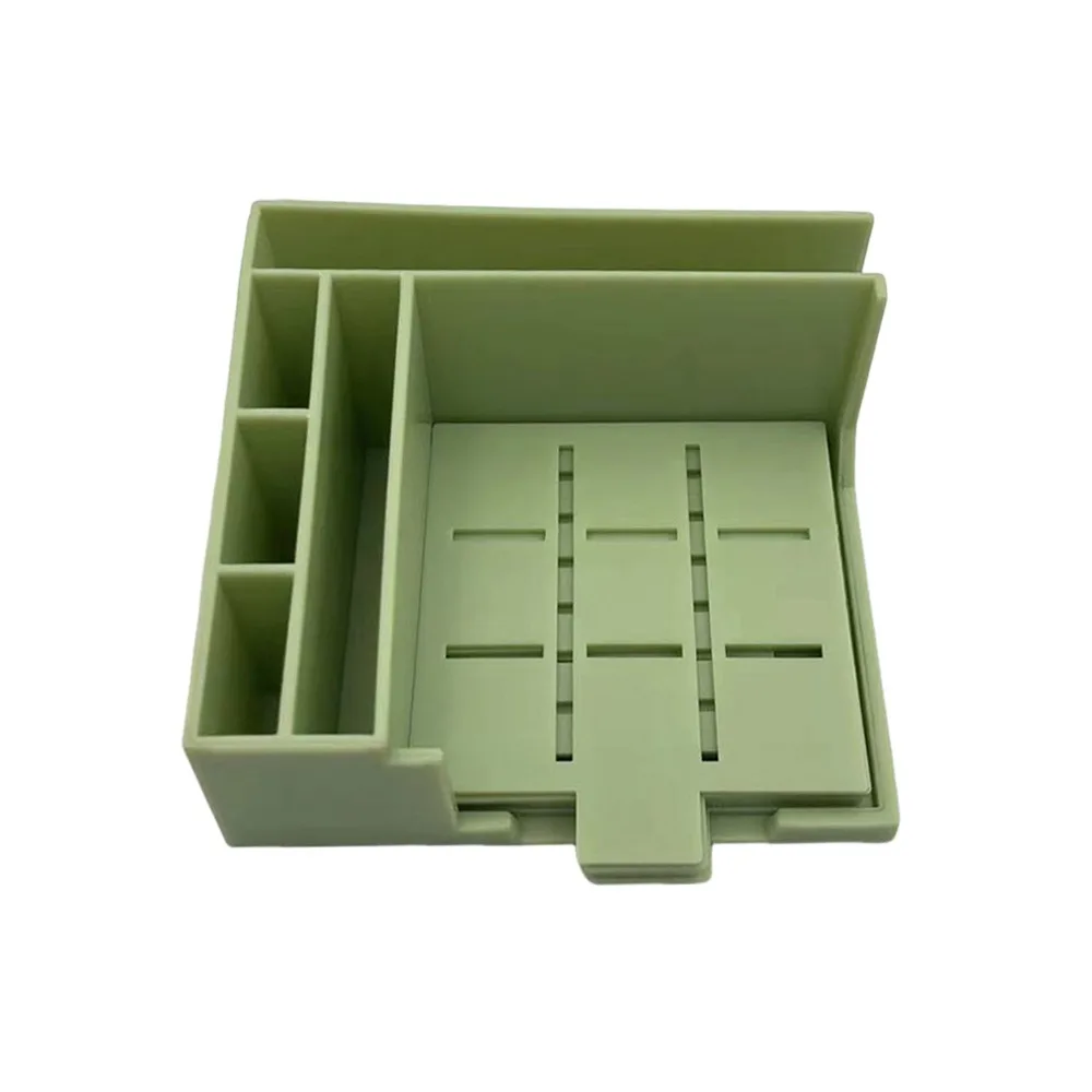 Sticky Note Holder & Dispenser Set with Line Drawing Templates