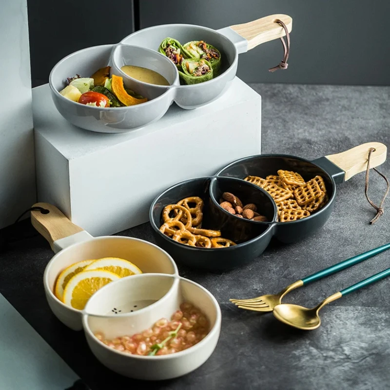 

Dessert Plate Salad Bowl, Household Kitchen Supplies, Restaurant Tableware, Fruit Decoration Tray