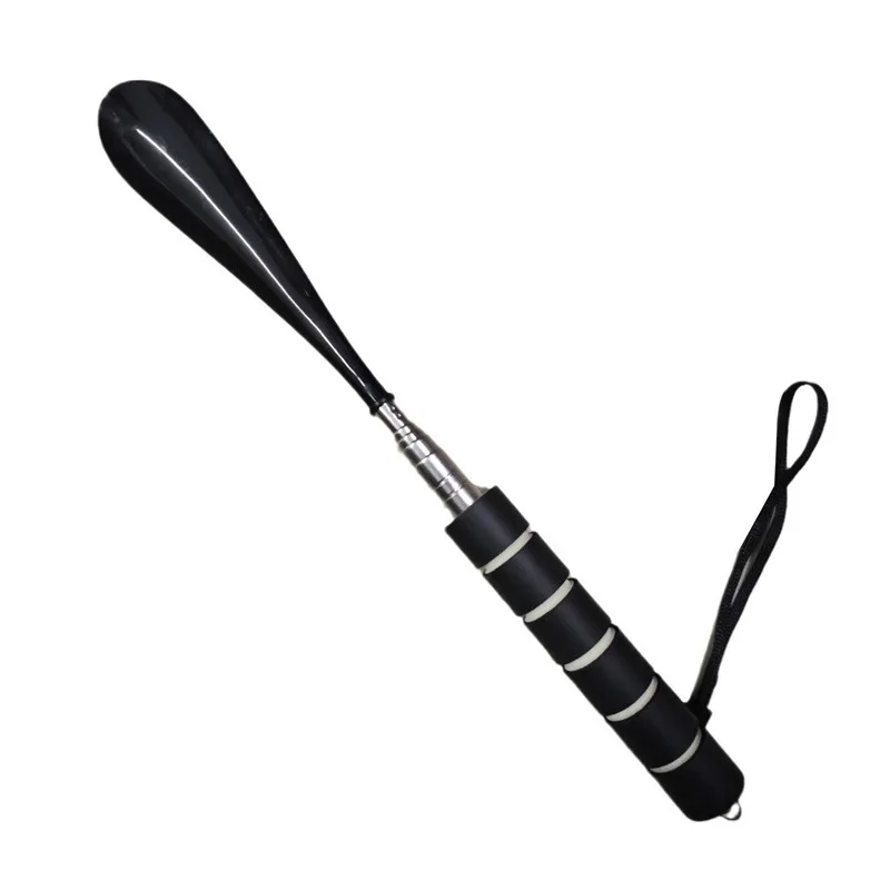 Telescoping Metal Shoehorn with Adjustable Long Handle