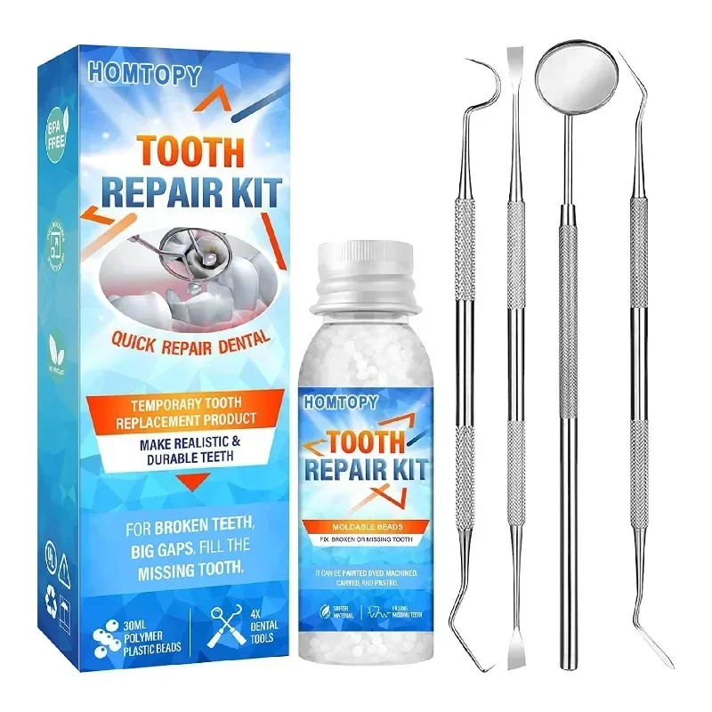 Teeth Glue Temporary Tooth Repair Resin-Thermal Beads For Makeup