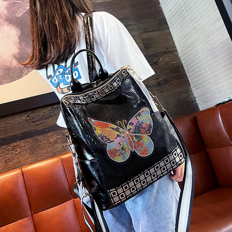 Real Leather Mochilas Para Mujer 2023 Brand Women's Backpack Luxury  Designer Sac A Dos Fancy Designer Female Bagpack - Backpacks - AliExpress