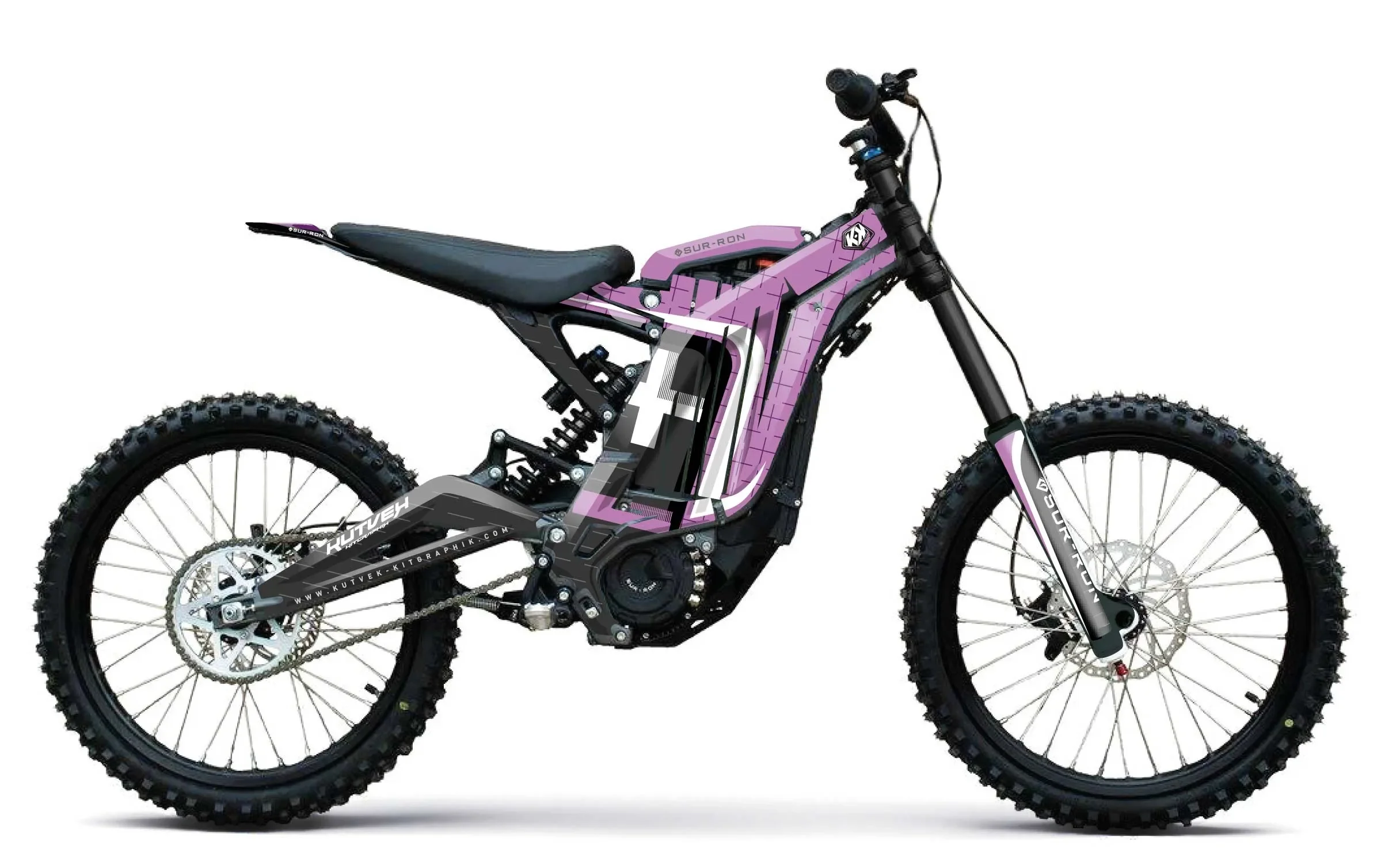 

(NEW BRAND)SUR-RON LIGHT-BEE DIRT BIKE POLAR GRAPHIC KIT PINK