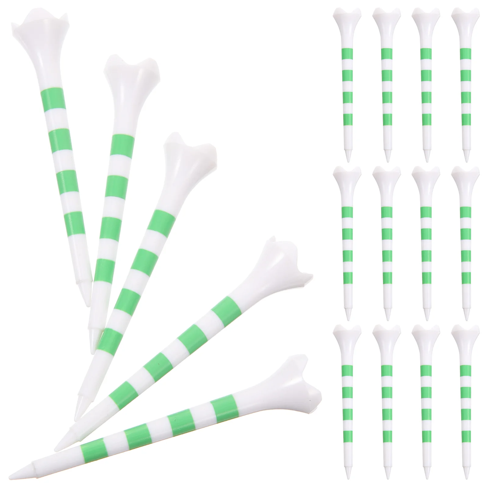 

20 Pcs Golf Accessories Balls Tee Tall Tees Replaceable Small Spikes Supplies Golfs Holder Professional
