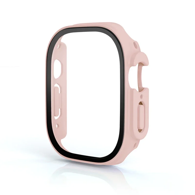Apple Watch Ultra Protection Kit: 49mm PC Bumper & Tempered Glass Screen Protector Cover