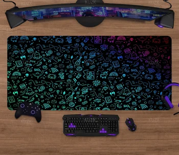 Tapis gaming XXL – Bureau souris et clavier 11