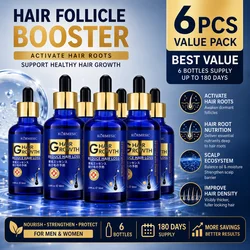 Revitalizing Hair Growth Serum - Nourish, Repair & Prevent Hair Loss (6pcs)