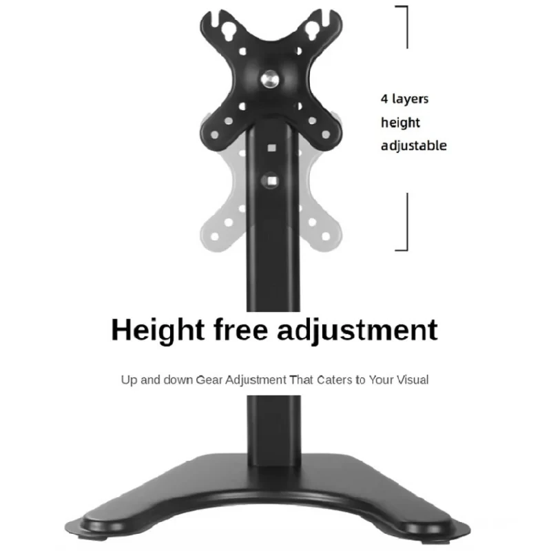 Monitor Bracket Monitor Stand Monitor Shelf Computer Stand Monitor Stand 14~32 Inch Desk Arm Large Base PC Displays Bracket Adjustable Height Mounts LCD LED Desktop VESA Monitor Support
