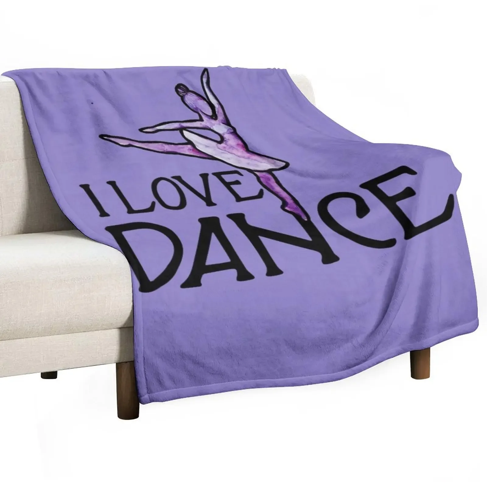 

I love Dance Throw Blanket Retros Soft Luxury Brand Blankets