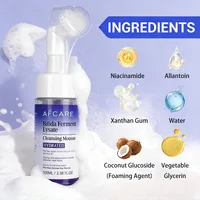 AFCARE Mousse Nettoyante Quotidienne en Profondeur au Lysat de Ferment de Bifida – Mousse Douce pour Peaux Sensibles, Rafraîchissante et Légère 3